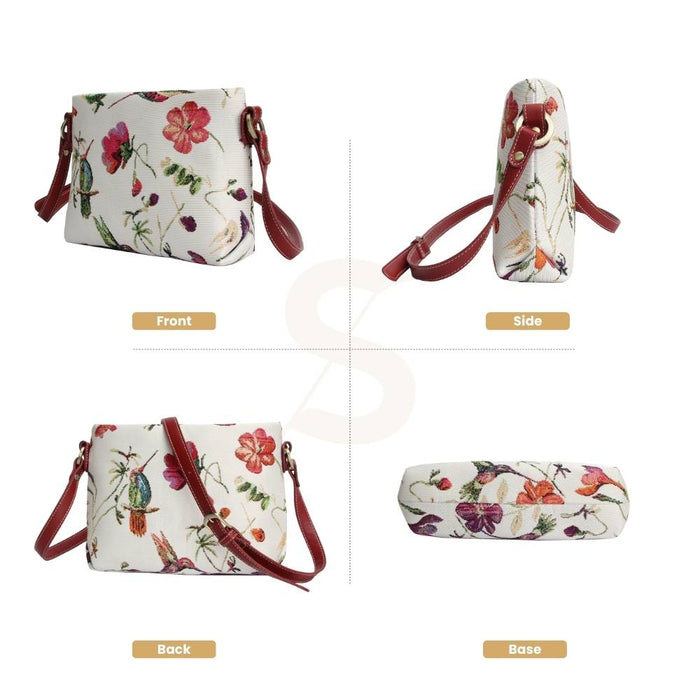 XB02-HUMM | HUMMINGBIRD CROSS BODY BAG PURSE HANDBAG