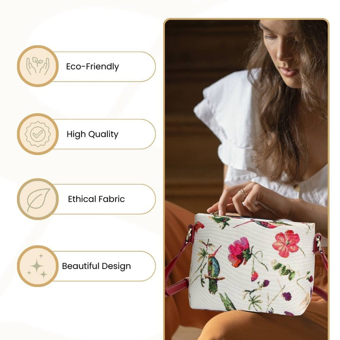 XB02-HUMM | HUMMINGBIRD CROSS BODY BAG PURSE HANDBAG