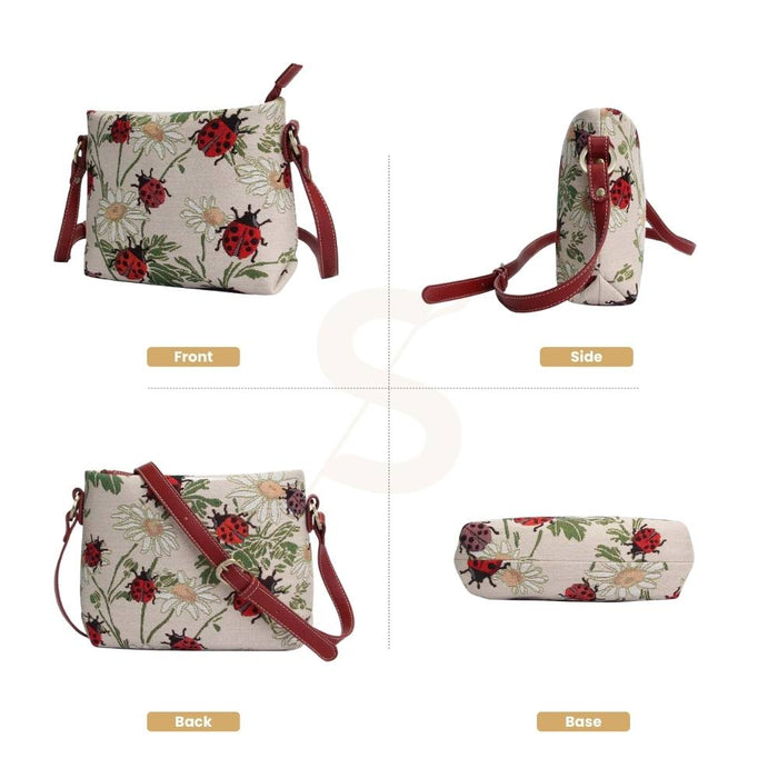 XB02-LDBD | LADYBUG CROSS BODY BAG PURSE HANDBAG