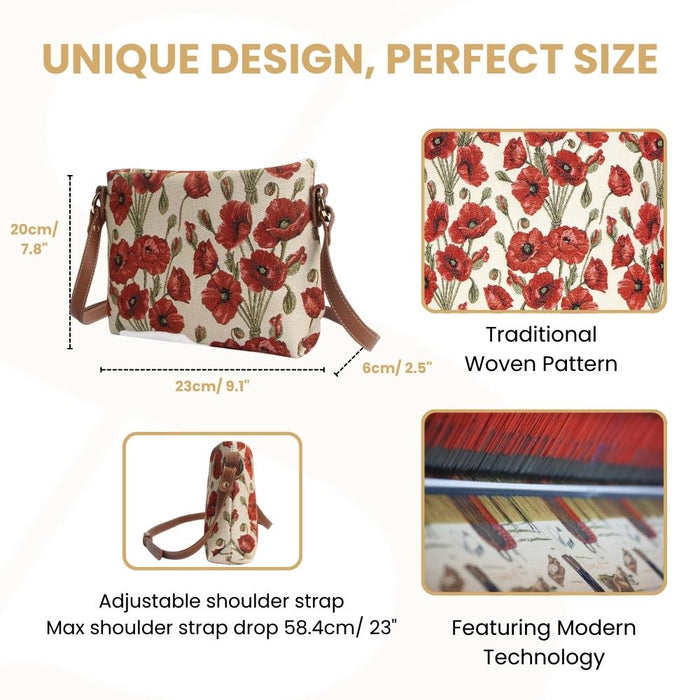 XB02-POP | POPPY CROSS BODY BAG PURSE HANDBAG