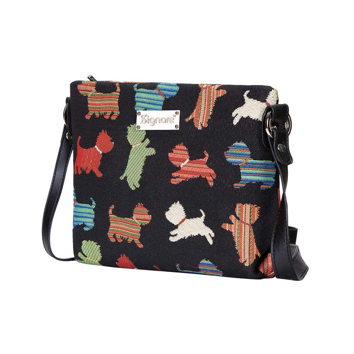 XB02-PUPPY |PLAYFUL PUPPY DOG CROSS BODY BAG PURSE HANDBAG