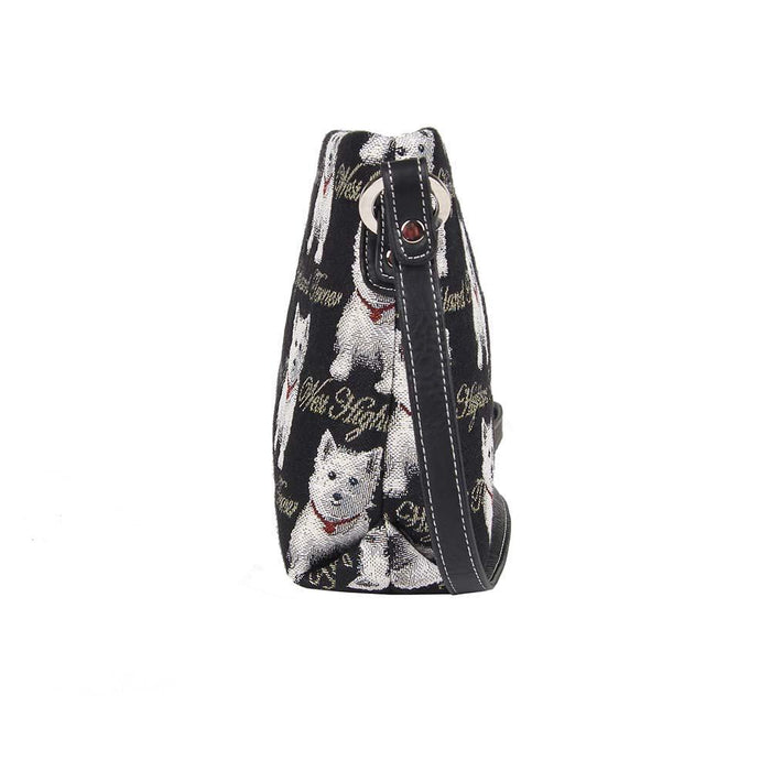 XB02-WES | WESTIE DOG CROSS BODY BAG PURSE HANDBAG - www.signareusa.com