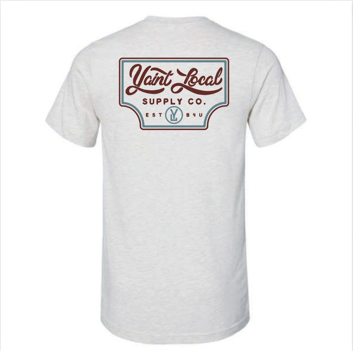 Yaint Local Ranch Tee - Heather Natural by Last Local