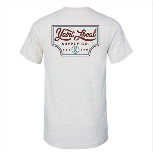 Yaint Local Ranch Tee - Heather Natural by Last Local