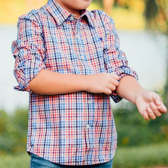 Red  and Navy / Youth Small