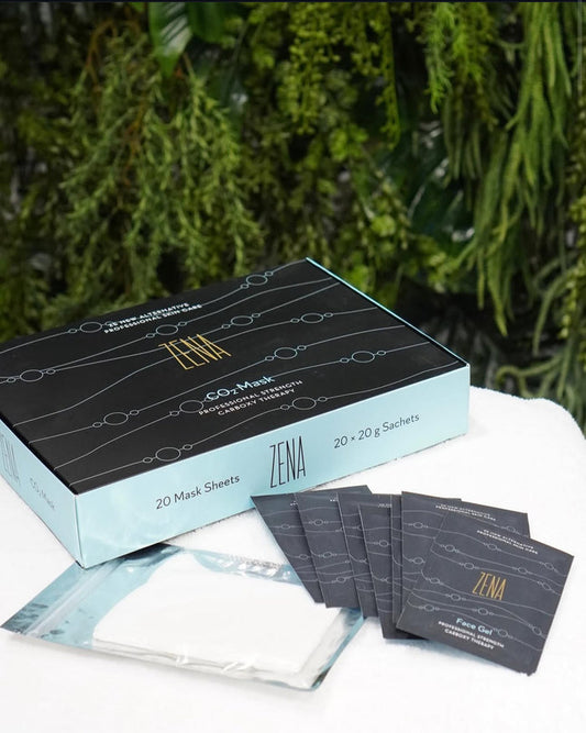 Zena Co2 carboxy gel therapy mask professional Korean skincare glass skin treatment dry skin Canada estheticians