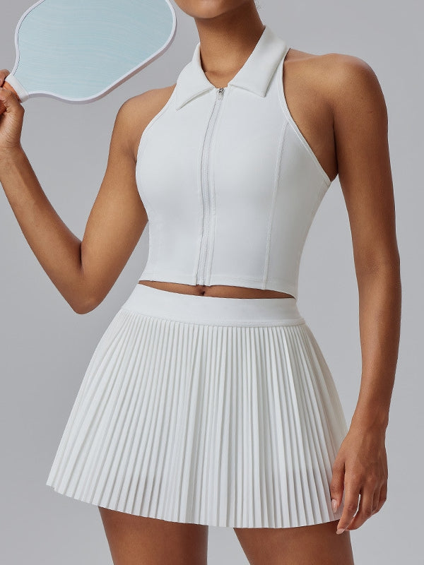 White / S / Tank+Skirt