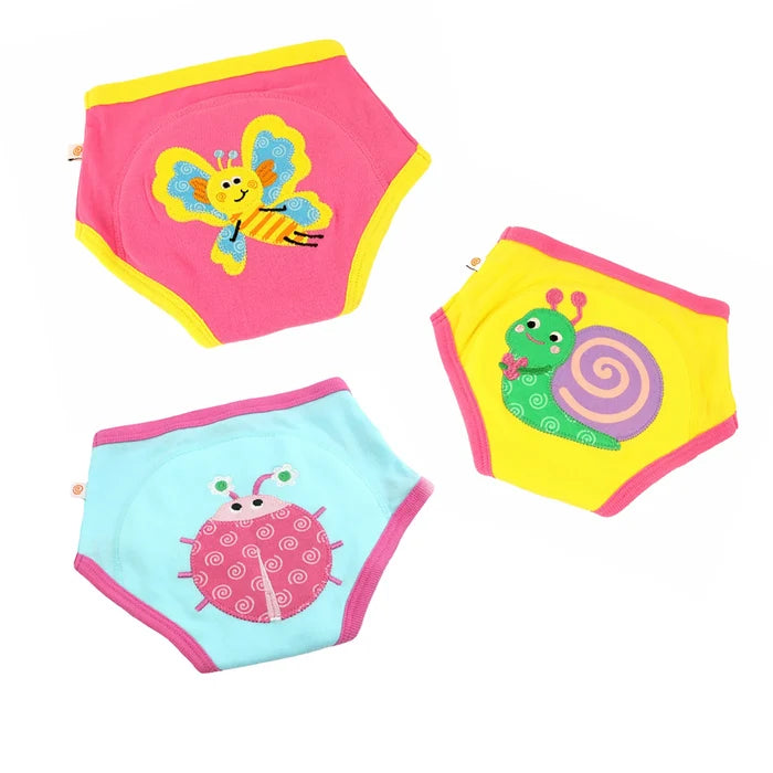 Zoocchini - Organic Potty Training Pants 3pk - Garden Creatures
