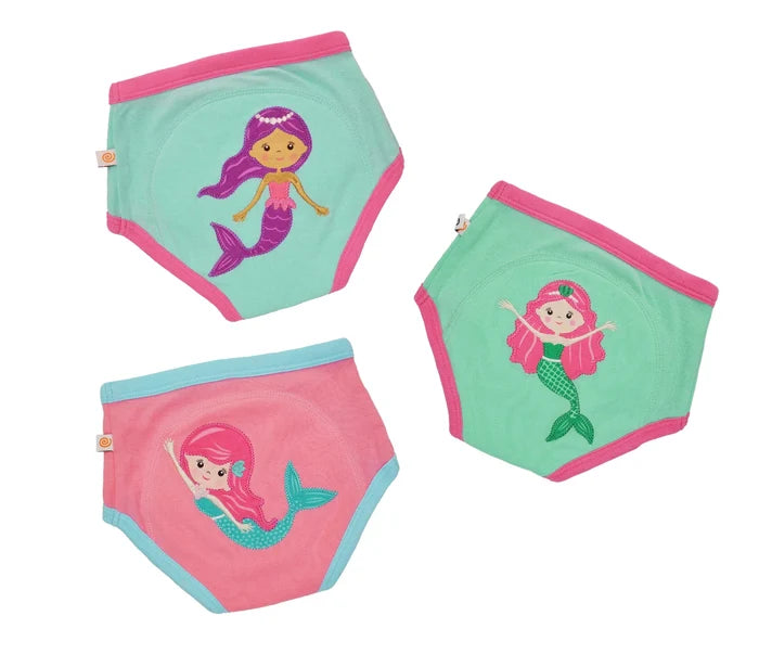 Zoocchini - Organic Potty Training Pants 3pk - Mermaids