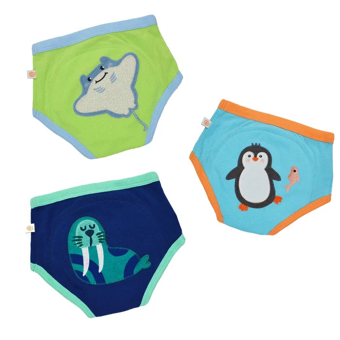 Zoocchini Organic Potty Training Pants 3pk - Sea Crew