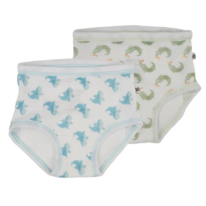 Zoocchini Training Pants 2pk - Alligator/Shark