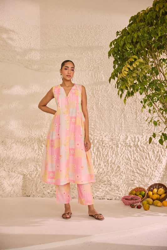 Zoya Chanderi Kurta Set