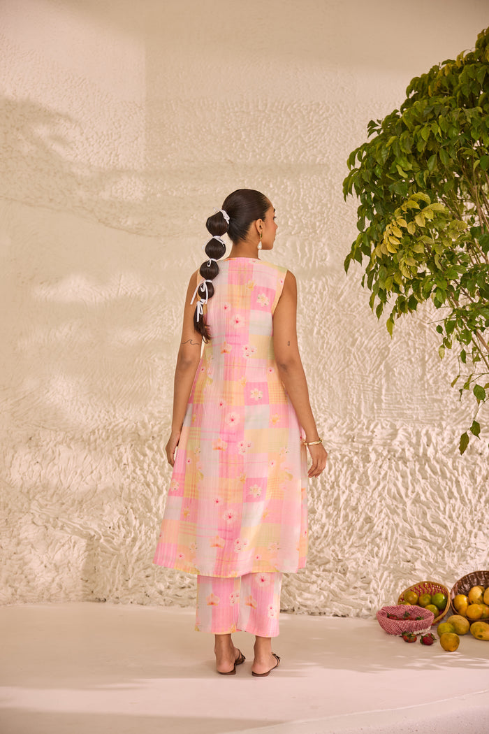 Zoya Chanderi Kurta Set