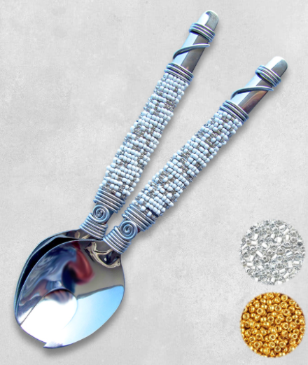 Zulu Beaded Salad Servers (set of 2)