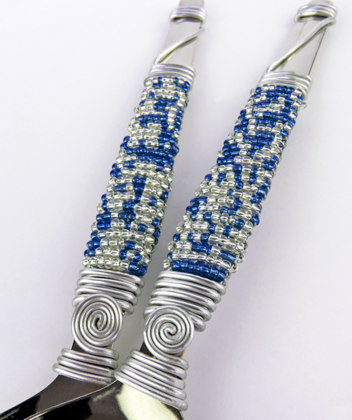 Zulu Beaded Salad Servers (set of 2)