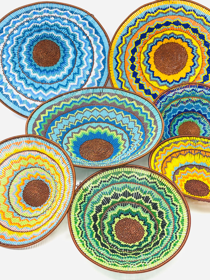 Zulu Beaded Small Lampshade Bowls