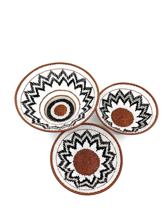 Zulu Beaded Tulip Bowls